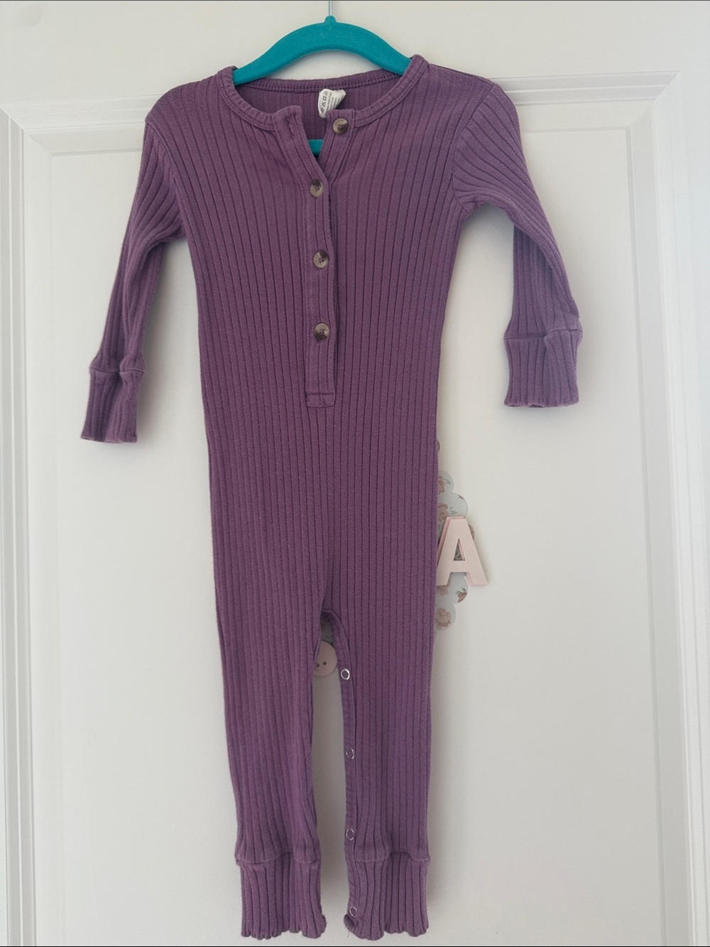 Kate Quinn Organic Cotton Ribbed Romper